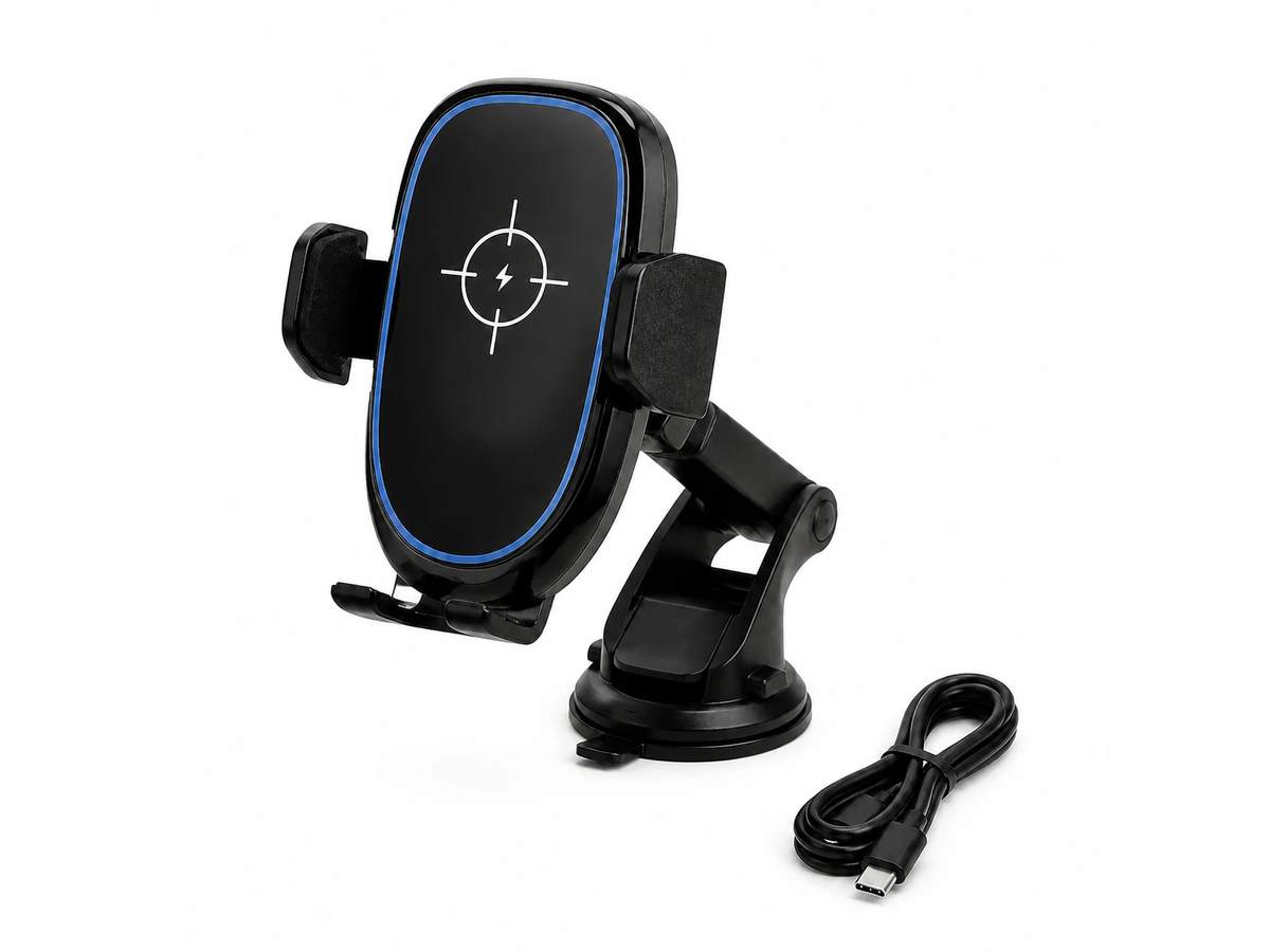 Universal Soporte automático de coche con carga inalámbrica 10W