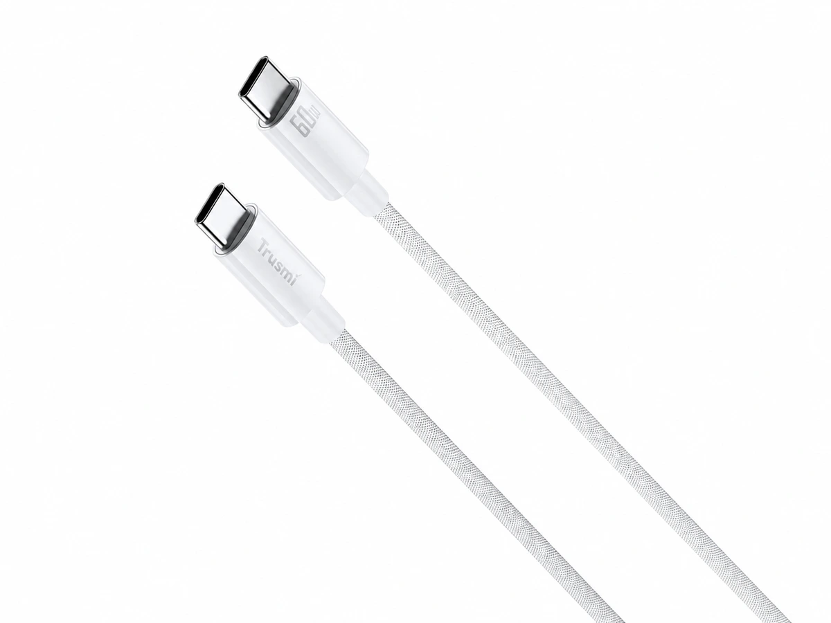 Trusmi Cable USB-C a USB-C 60W, 2 m