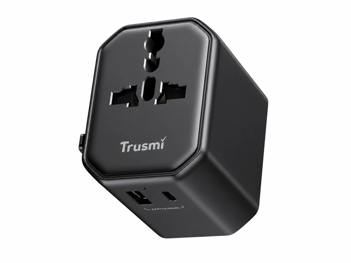 Trusmi Adaptador de viaje USB-A + USB-C