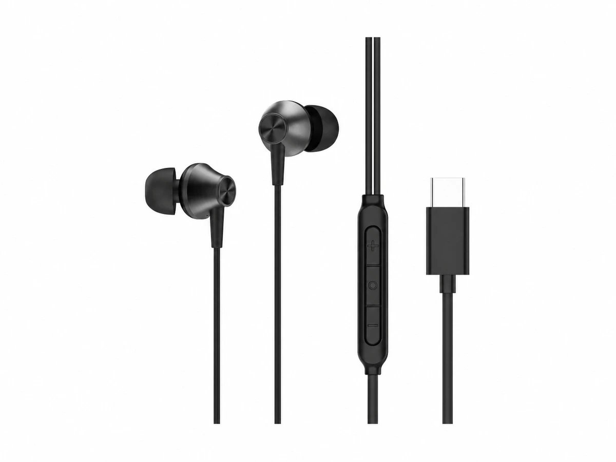 Trusmi Auriculares con cable USB-C y micrófono