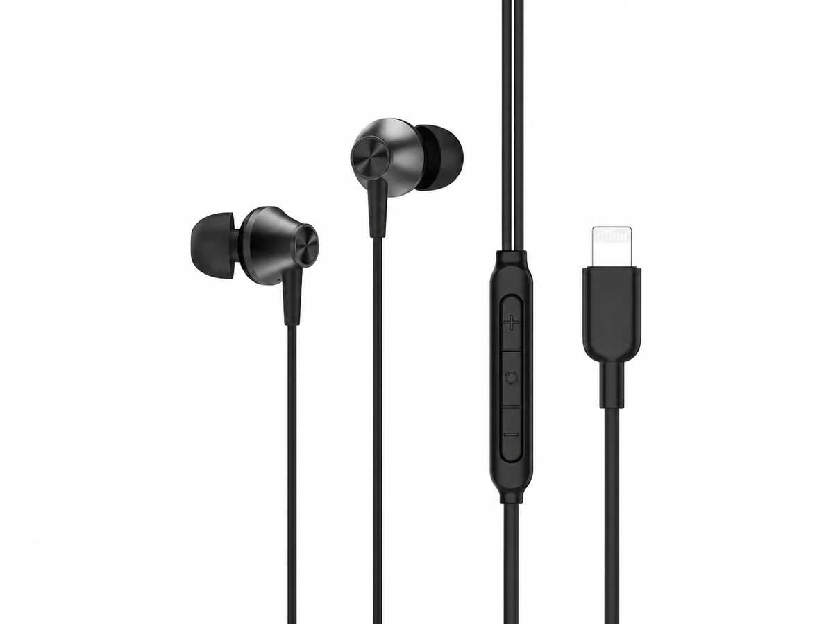 Trusmi Auriculares con cable Lightning y micrófono