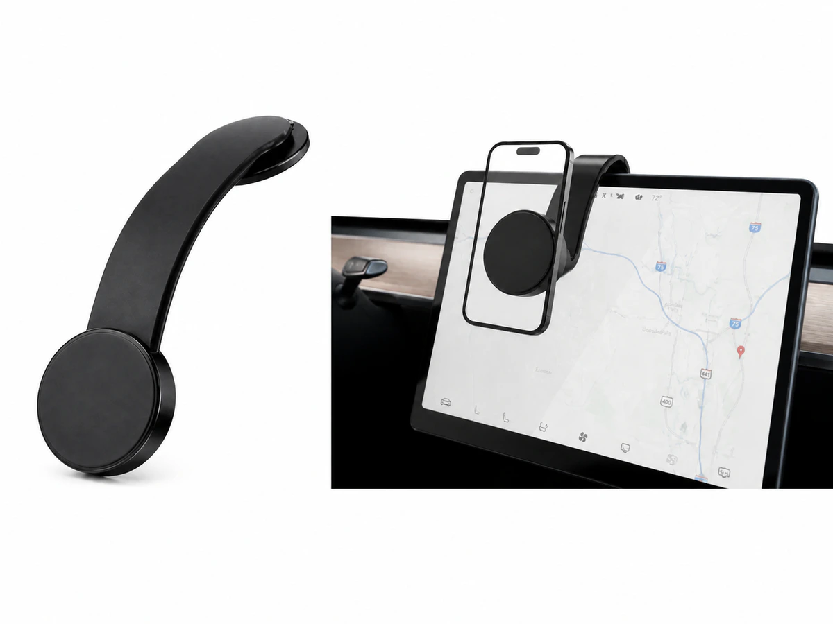 Trusmi Soporte magnético plegable para pantalla tipo Tesla