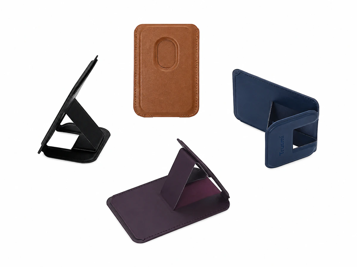 Trusmi Tarjetero magnético con soporte 1-Snap Wallet