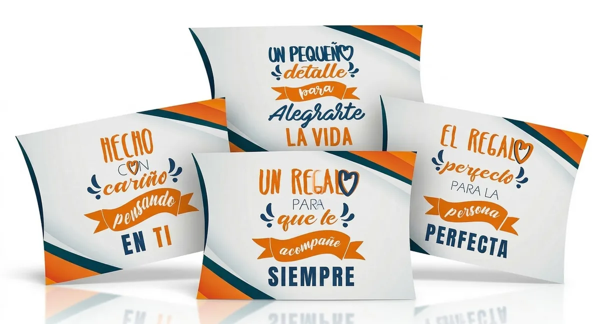 Presentaciones de regalo para fundas personalizadas